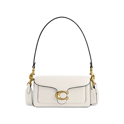 Tabby Shoulder Bag  26 - Brass/Chalk