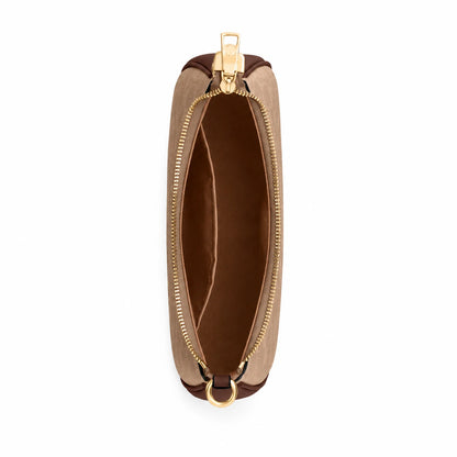Teri Shoulder Bag In Signature Canvas  - Gold/Brown