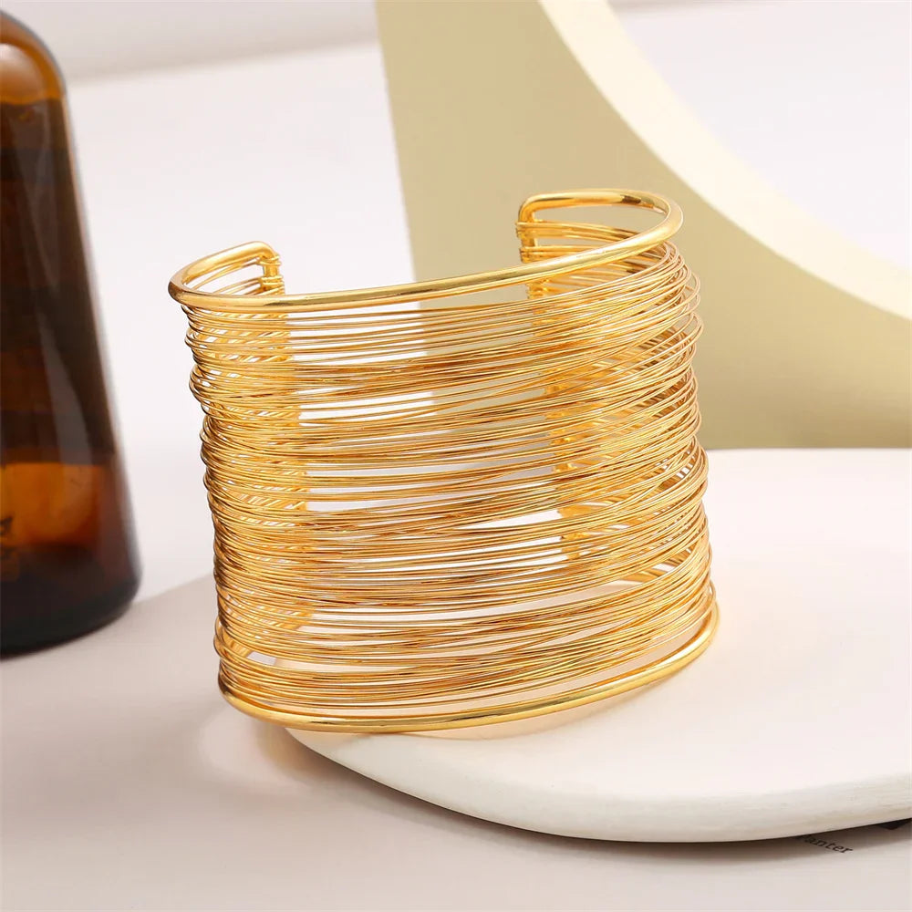 Gold Wire Bracelet