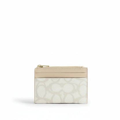 The Signature Card Holder Wallet – Gold/Ivory