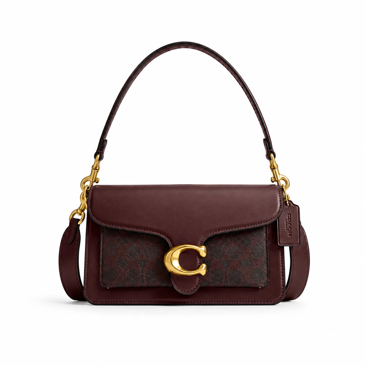 Tabby Shoulder Bag 26 - Brass/Maple