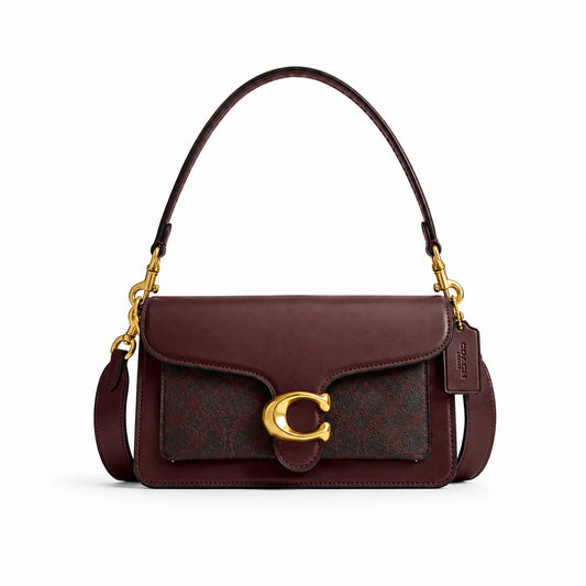 Tabby Shoulder Bag 26 - Brass/Maple