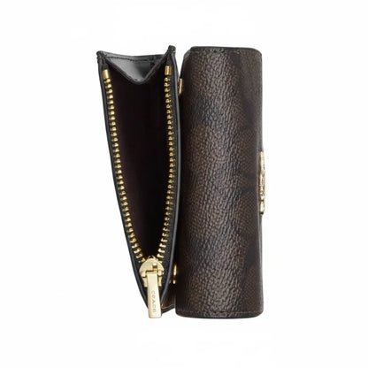 The Signature Card Holder Wallet – Walnut/Tan